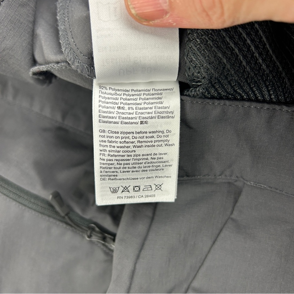 Helly Hansen Hiking Pants Ripstop Polyamide Gray … - image 6